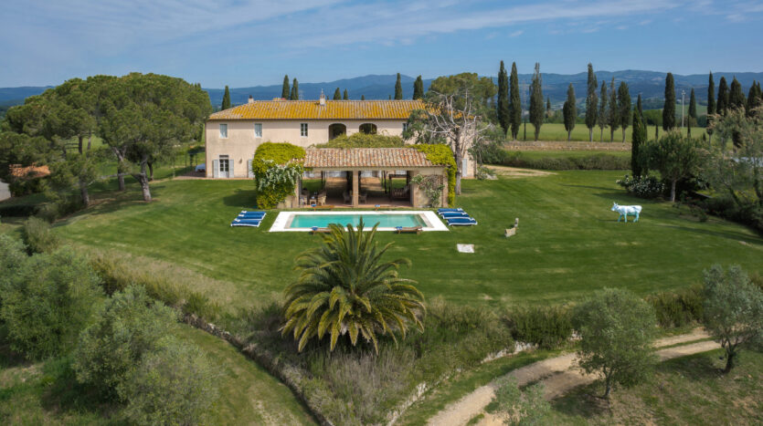 Tuscany is an elegant country retreat in Gavorrano, Tuscany